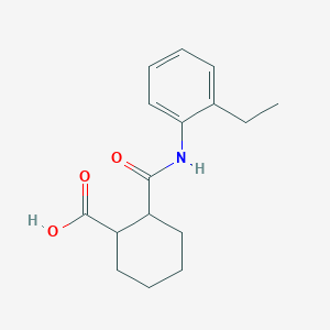 molecular formula C16H21NO3 B495345 2-[(2-ethylphenyl)carbamoyl]cyclohexane-1-carboxylic Acid CAS No. 414892-78-7