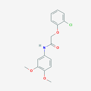 2-(2-chlorophenoxy)-N-(3,4-dimethoxyphenyl)acetamide