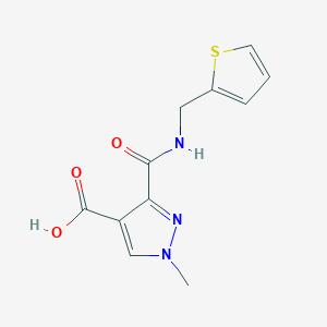 1-methyl-3-{[(2-thienylmethyl)amino]carbonyl}-1H-pyrazole-4-carboxylic acid