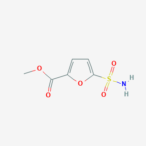 molecular formula C6H7NO5S B495347 Methyl 5-sulfamoylfuran-2-carboxylate CAS No. 87299-63-6