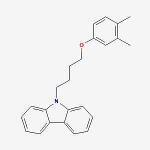 9-[4-(3,4-Dimethylphenoxy)butyl]carbazole