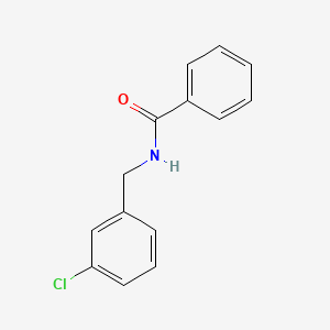 N-[(3-chlorophenyl)methyl]benzamide