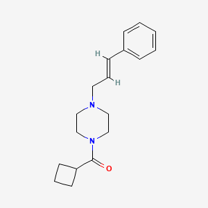 1-(cyclobutylcarbonyl)-4-(3-phenyl-2-propen-1-yl)piperazine