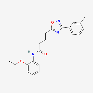 N-(2-ethoxyphenyl)-4-[3-(3-methylphenyl)-1,2,4-oxadiazol-5-yl]butanamide