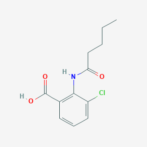 3-chloro-2-(pentanoylamino)benzoic acid