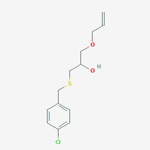 1-[(4-Chlorophenyl)methylsulfanyl]-3-prop-2-enoxypropan-2-ol