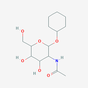 cyclohexyl 2-(acetylamino)-2-deoxyhexopyranoside