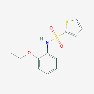 molecular formula C12H13NO3S2 B495367 N-(2-ethoxyphenyl)thiophene-2-sulfonamide CAS No. 332354-74-2