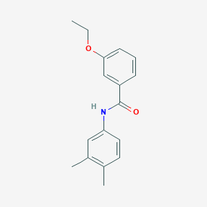 molecular formula C17H19NO2 B495371 N-(3,4-dimethylphenyl)-3-ethoxybenzamide 