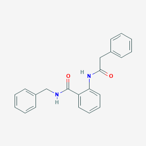 molecular formula C22H20N2O2 B495374 N-benzyl-2-[(phenylacetyl)amino]benzamide CAS No. 76253-92-4