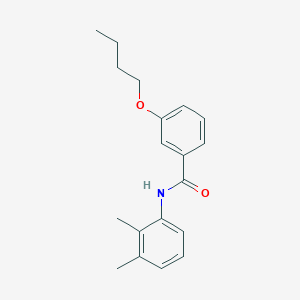 molecular formula C19H23NO2 B495378 3-butoxy-N-(2,3-dimethylphenyl)benzamide 