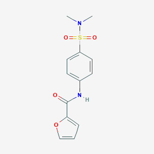 molecular formula C13H14N2O4S B495390 N-[4-(dimethylsulfamoyl)phenyl]furan-2-carboxamide CAS No. 108197-43-9