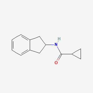 N-(2,3-dihydro-1H-inden-2-yl)cyclopropanecarboxamide