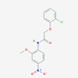 2-(2-Chloro-phenoxy)-N-(2-methoxy-4-nitro-phenyl)-acetamide