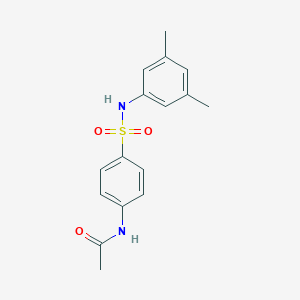 molecular formula C16H18N2O3S B495399 N-{4-[(3,5-dimethylphenyl)sulfamoyl]phenyl}acetamide CAS No. 335416-35-8