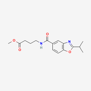 methyl 4-{[(2-isopropyl-1,3-benzoxazol-5-yl)carbonyl]amino}butanoate