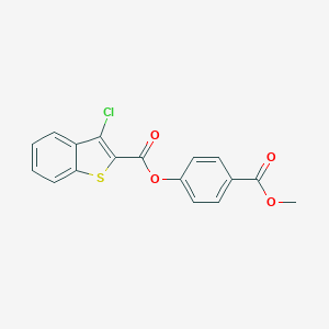 4-(Methoxycarbonyl)phenyl 3-chloro-1-benzothiophene-2-carboxylate