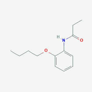 molecular formula C13H19NO2 B495417 N-(2-butoxyphenyl)propanamide 