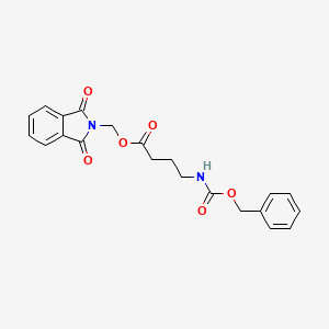 (1,3-Dioxoisoindol-2-yl)methyl 4-(phenylmethoxycarbonylamino)butanoate