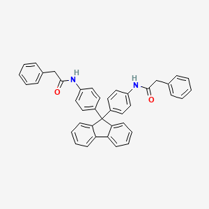 N,N'-(9H-fluorene-9,9-diyldi-4,1-phenylene)bis(2-phenylacetamide)