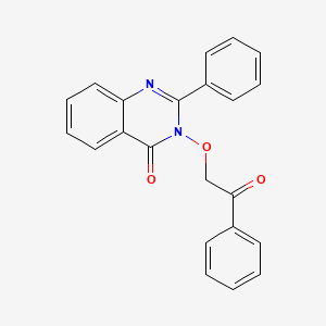 3-(2-oxo-2-phenylethoxy)-2-phenyl-4(3H)-quinazolinone