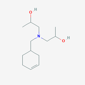 1-[cyclohex-3-en-1-ylmethyl(2-hydroxypropyl)amino]propan-2-ol