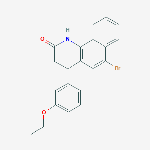 6-bromo-4-(3-ethoxyphenyl)-3,4-dihydrobenzo[h]quinolin-2(1H)-one