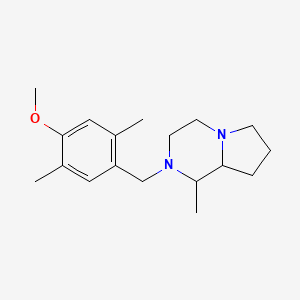 molecular formula C18H28N2O B4954481 2-(4-methoxy-2,5-dimethylbenzyl)-1-methyloctahydropyrrolo[1,2-a]pyrazine 