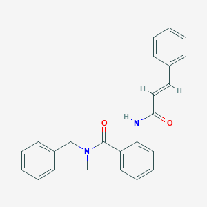 N-benzyl-2-(cinnamoylamino)-N-methylbenzamide