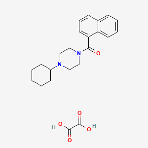 1-cyclohexyl-4-(1-naphthoyl)piperazine oxalate