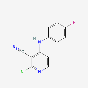 2-chloro-4-[(4-fluorophenyl)amino]nicotinonitrile