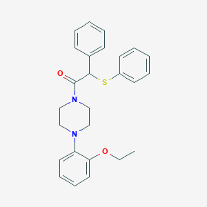 1-[4-(2-Ethoxyphenyl)piperazin-1-yl]-2-phenyl-2-(phenylsulfanyl)ethanone