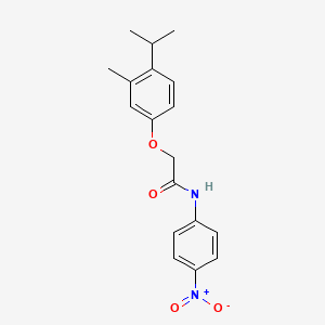 2-(4-isopropyl-3-methylphenoxy)-N-(4-nitrophenyl)acetamide