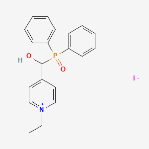 4-[(diphenylphosphoryl)(hydroxy)methyl]-1-ethylpyridinium iodide