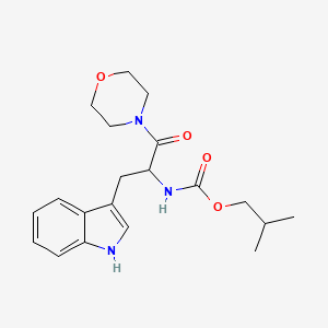 isobutyl [1-(1H-indol-3-ylmethyl)-2-(4-morpholinyl)-2-oxoethyl]carbamate