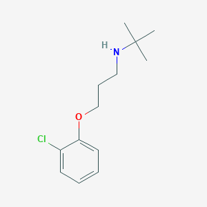 N-(tert-butyl)-3-(2-chlorophenoxy)-1-propanamine