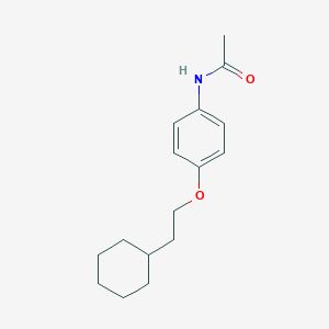 molecular formula C16H23NO2 B495487 N-[4-(2-cyclohexylethoxy)phenyl]acetamide 