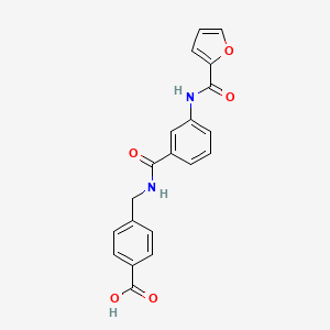 4-({[3-(2-furoylamino)benzoyl]amino}methyl)benzoic acid