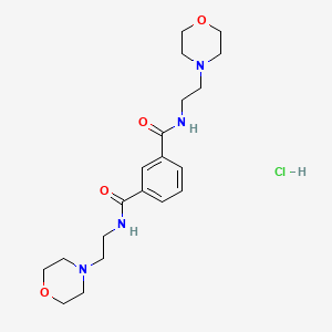 N,N'-bis[2-(4-morpholinyl)ethyl]isophthalamide hydrochloride