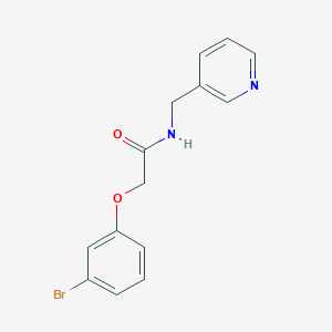 2-(3-bromophenoxy)-N-(3-pyridinylmethyl)acetamide