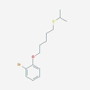 1-bromo-2-{[5-(isopropylthio)pentyl]oxy}benzene