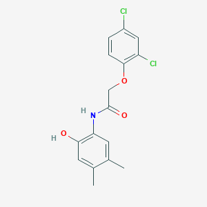molecular formula C16H15Cl2NO3 B4955014 2-(2,4-dichlorophenoxy)-N-(2-hydroxy-4,5-dimethylphenyl)acetamide 