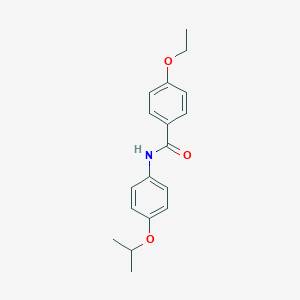 molecular formula C18H21NO3 B495520 4-ethoxy-N-(4-isopropoxyphenyl)benzamide 