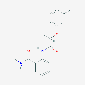 N-methyl-2-{[2-(3-methylphenoxy)propanoyl]amino}benzamide