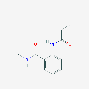 molecular formula C12H16N2O2 B495525 2-(butyrylamino)-N-methylbenzamide 