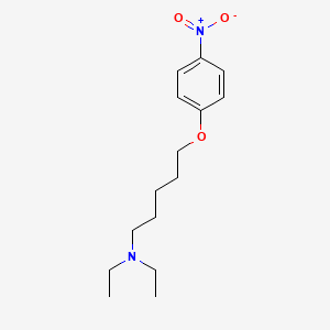 molecular formula C15H24N2O3 B4955272 N,N-diethyl-5-(4-nitrophenoxy)-1-pentanamine 