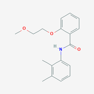molecular formula C18H21NO3 B495533 N-(2,3-dimethylphenyl)-2-(2-methoxyethoxy)benzamide 