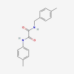 molecular formula C17H18N2O2 B4955334 N-(4-methylbenzyl)-N'-(4-methylphenyl)ethanediamide 