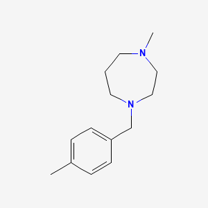 molecular formula C14H22N2 B4955367 1-methyl-4-(4-methylbenzyl)-1,4-diazepane 