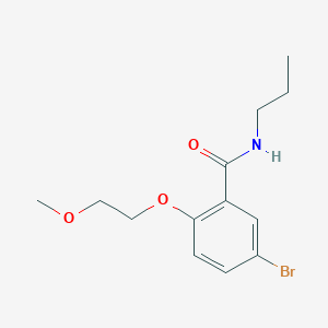 5-bromo-2-(2-methoxyethoxy)-N-propylbenzamide